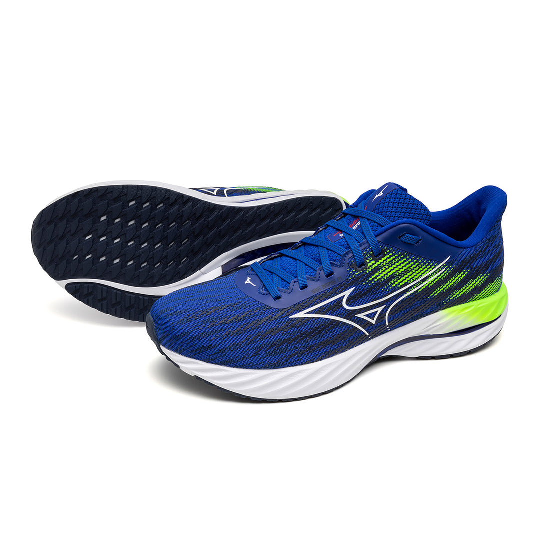 Mizuno Wave Inspire 21 Mens | Reflex Blue C/white/green Gecko
