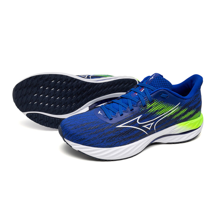 Mizuno Wave Inspire 21 Mens | Reflex Blue C/white/green Gecko
