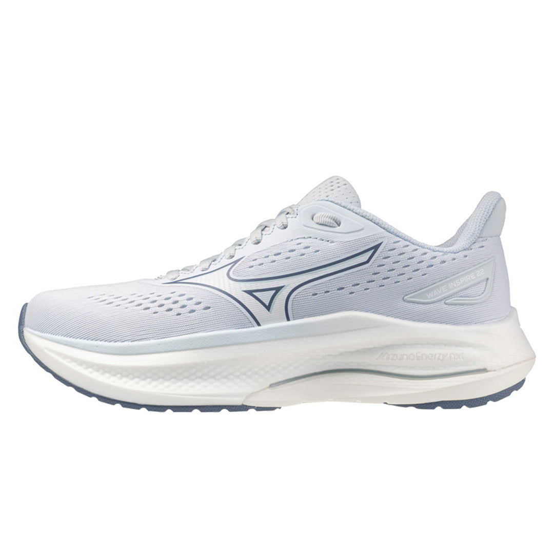 Mizuno Wave Inspire 22 Womens | Ancient Water/white/ice Water