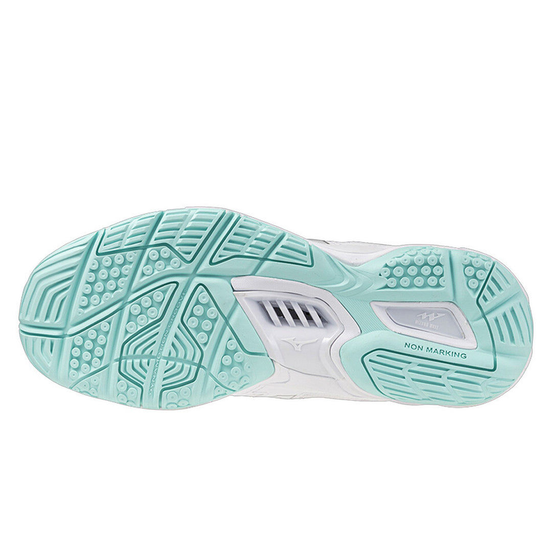 Mizuno Wave Phantom 3 Womens | White/Blue Tint