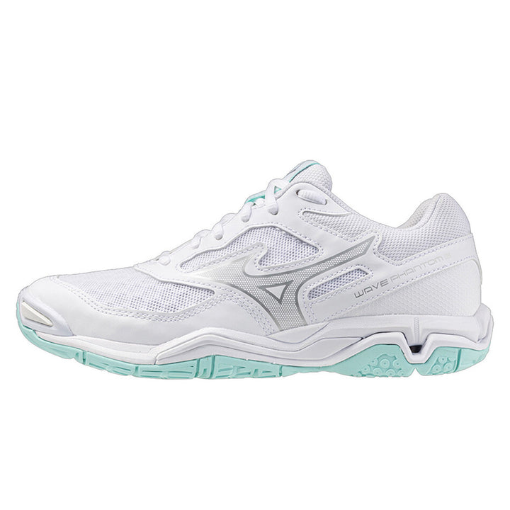 Mizuno Wave Phantom 3 Womens | White/Blue Tint