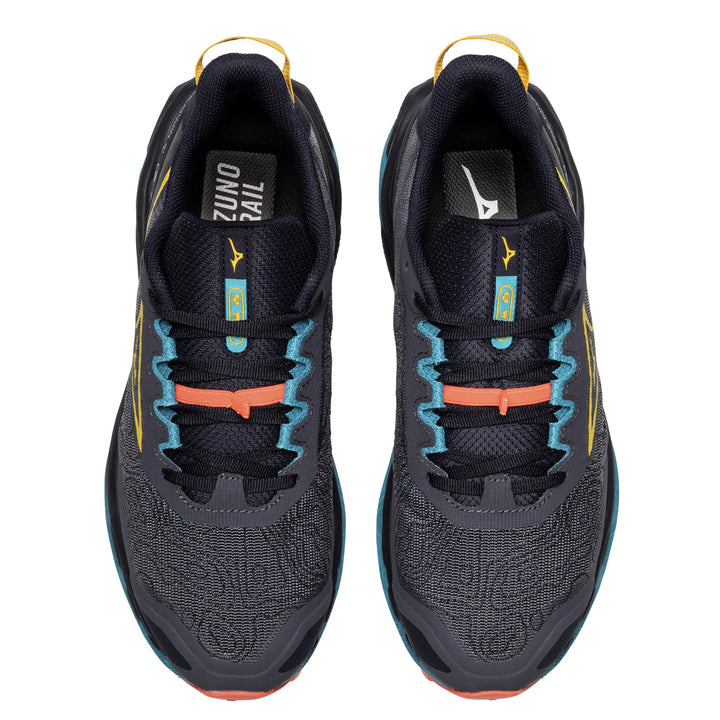 Mizuno Wave Mujin 11 Mens | Odyssey Gray/Citrus/Fiery Coral 2