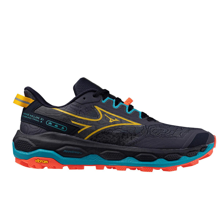 Mizuno Wave Mujin 11 Mens | Odyssey Gray/Citrus/Fiery Coral 2