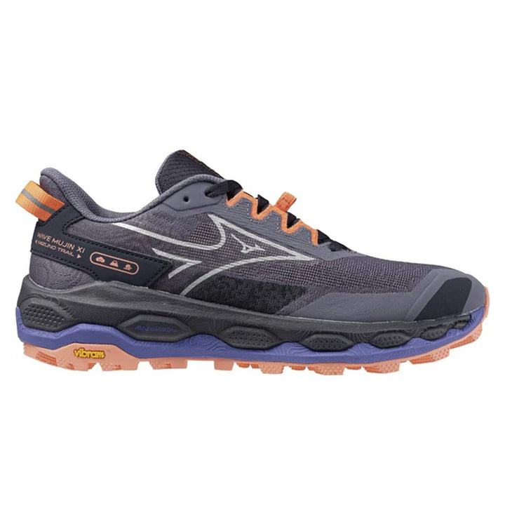 Mizuno Wave Mujin 11 Womens | Blue Granite/Silver/Striking Coral