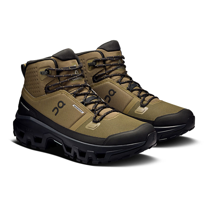 On Cloudrock Mid Waterproof Mens | Hunter/Black