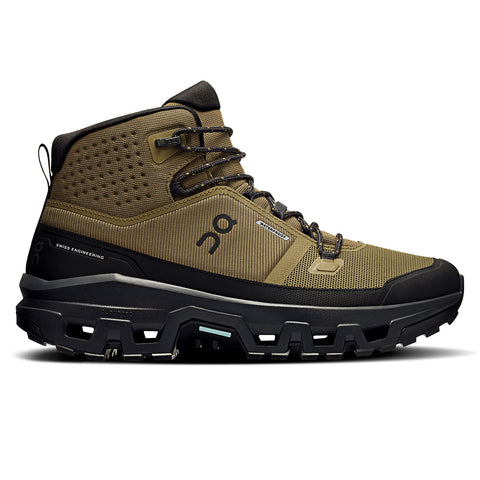On Cloudrock Mid Waterproof Mens | Hunter/Black