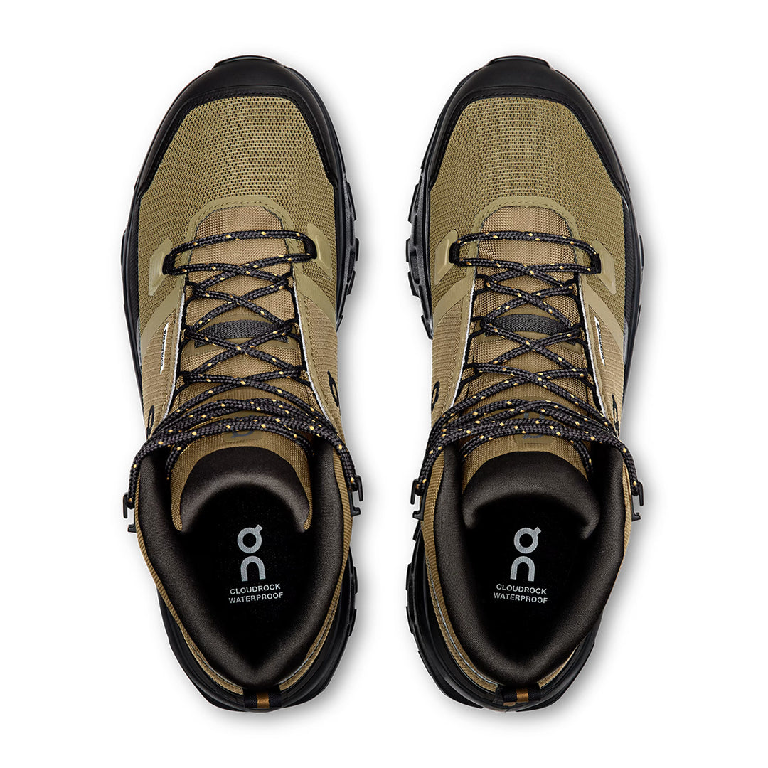 On Cloudrock Mid Waterproof Mens | Hunter/Black