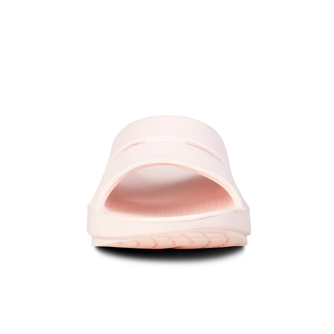 Oofos Ooahh Sport Slide Womens sport sandals | Blush Fade front view