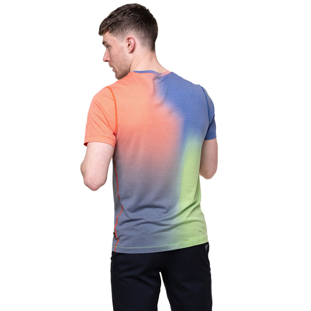 RonHill Tech Golden Hour T-Shirt Men's | Dark Cobalt Merge