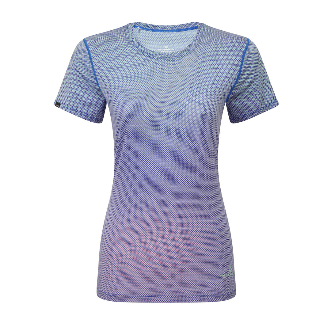 RonHill Tech Golden Hour T-Shirt Women's | Classic Blue Refraction