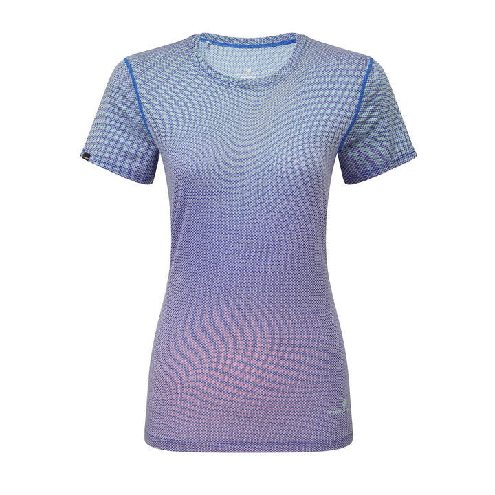 RonHill Tech Golden Hour T-Shirt Women's | Classic Blue Refraction