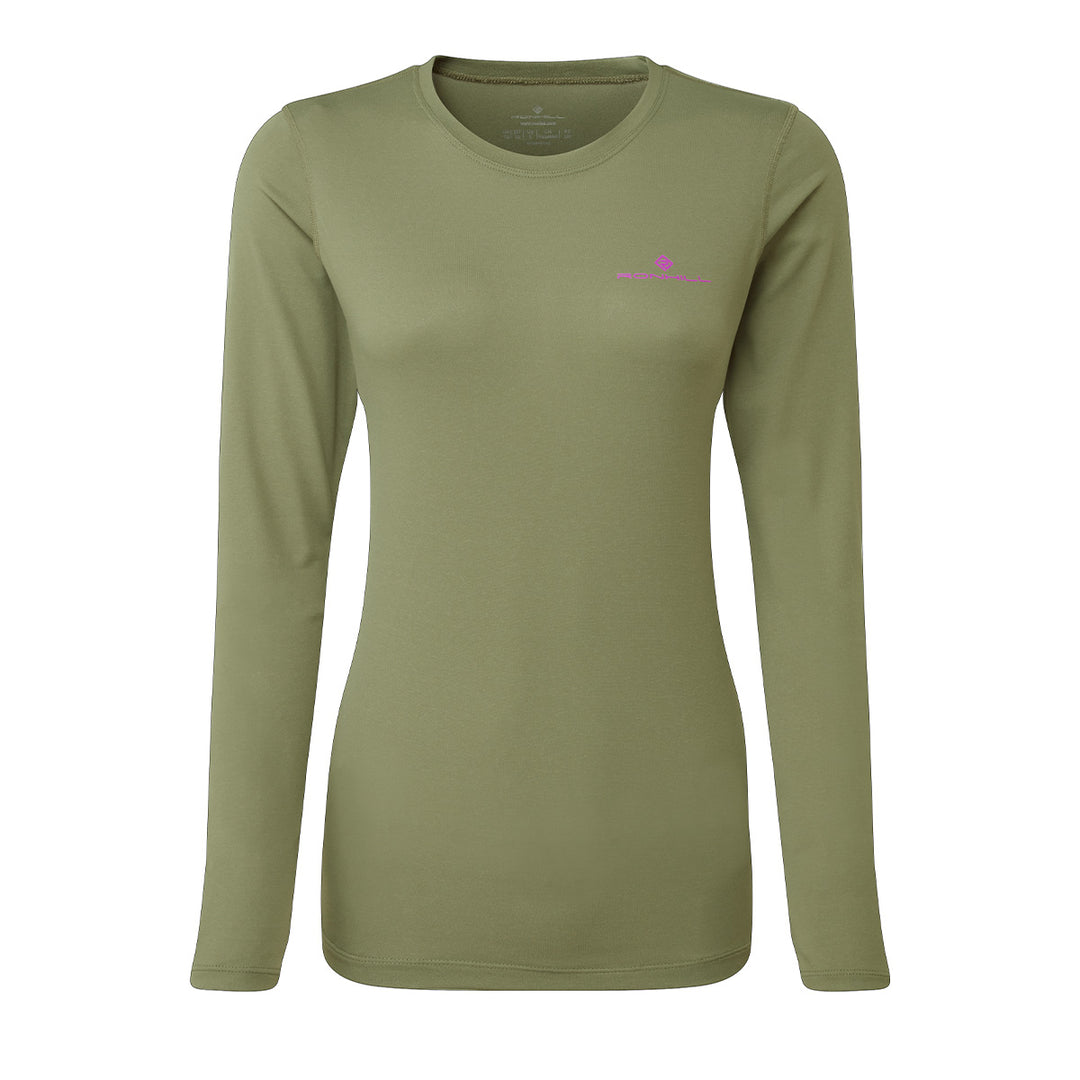 Ronhill Core Longsleeve Tee Womens | Woodland/thistle