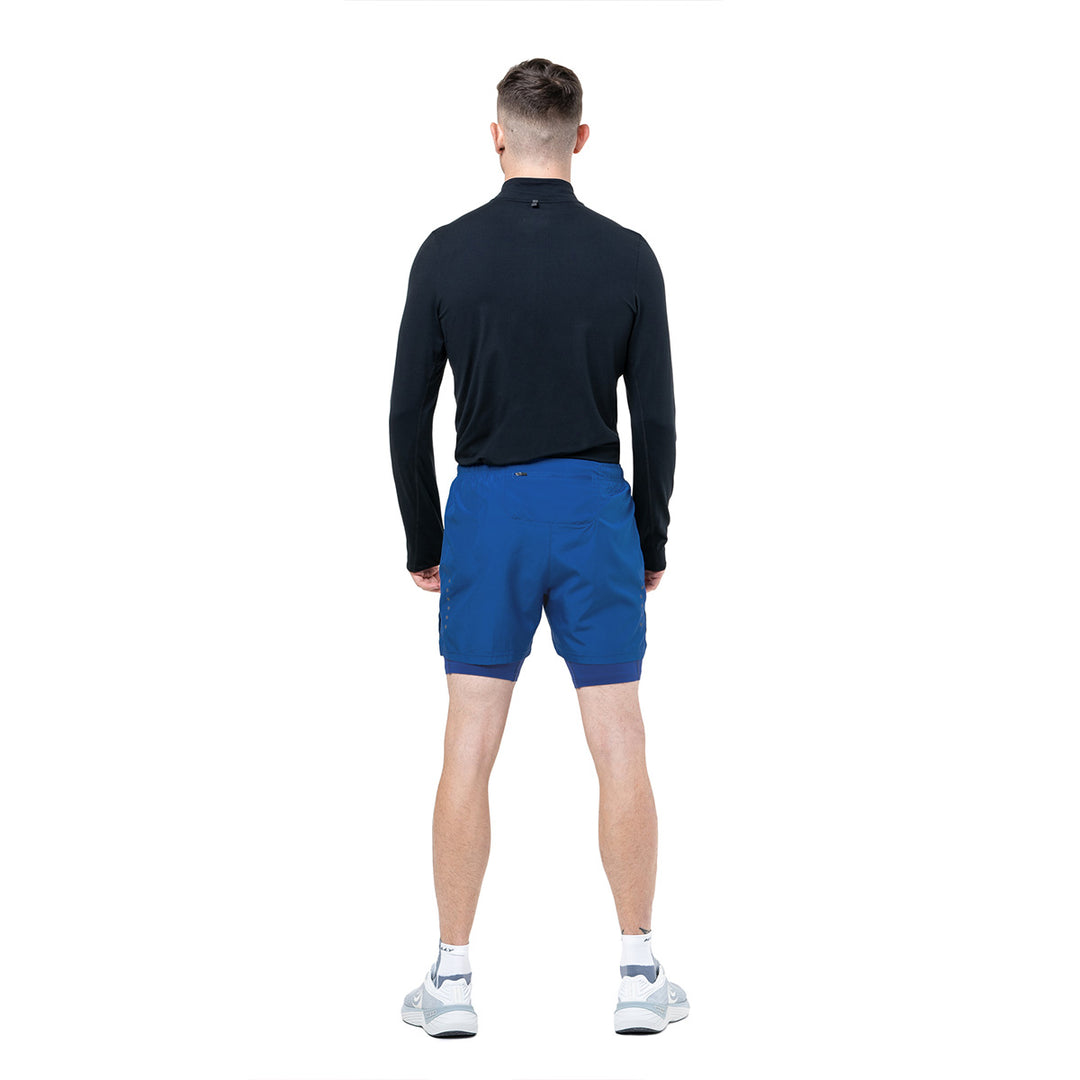 Ronhill Core Twin Short Mens | Drkcobalt/Brightwhite