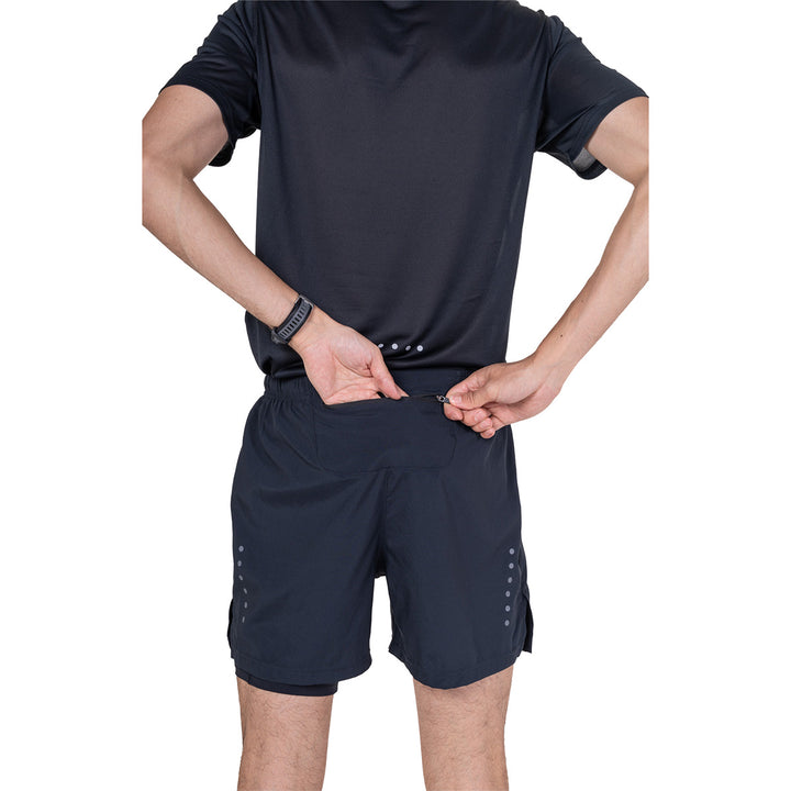 Ronhill Core 5" 2 In 1 Short Mens | Black