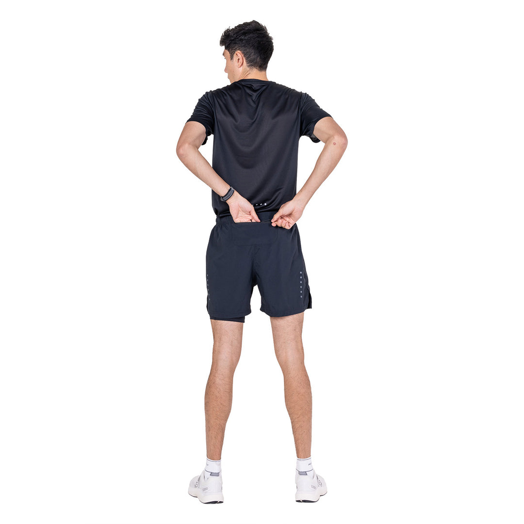 Ronhill Core 5" 2 In 1 Short Mens | Black