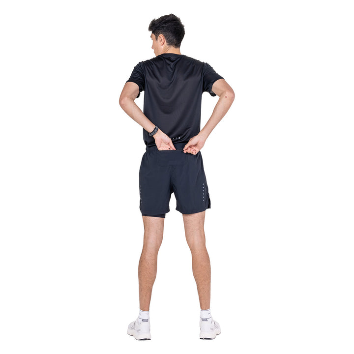 Ronhill Core 5" 2 In 1 Short Mens | Black
