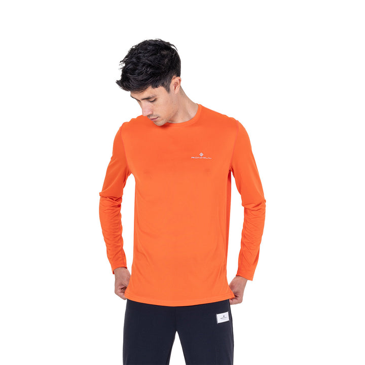 Ronhill Core Long Sleeve Tee Mens | Ronhill Red