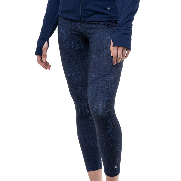 Ronhill Tech 7/8 Tight Womens | Dark Navy Serpent