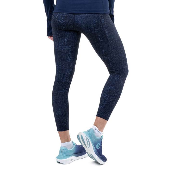 Ronhill Tech 7/8 Tight Womens | Dark Navy Serpent