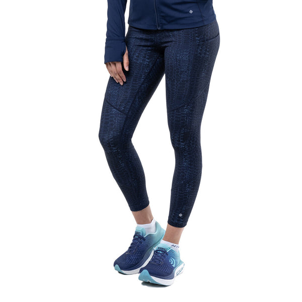 Ronhill Tech 7/8 Tight Womens | Dark Navy Serpent