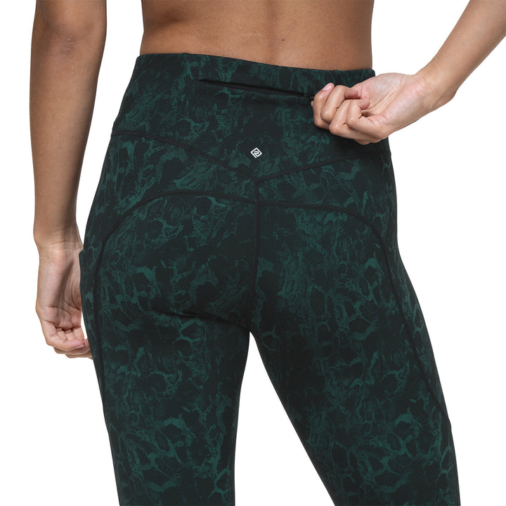 Ronhill Tech Crop Tight Womens | Seaweed Medusa