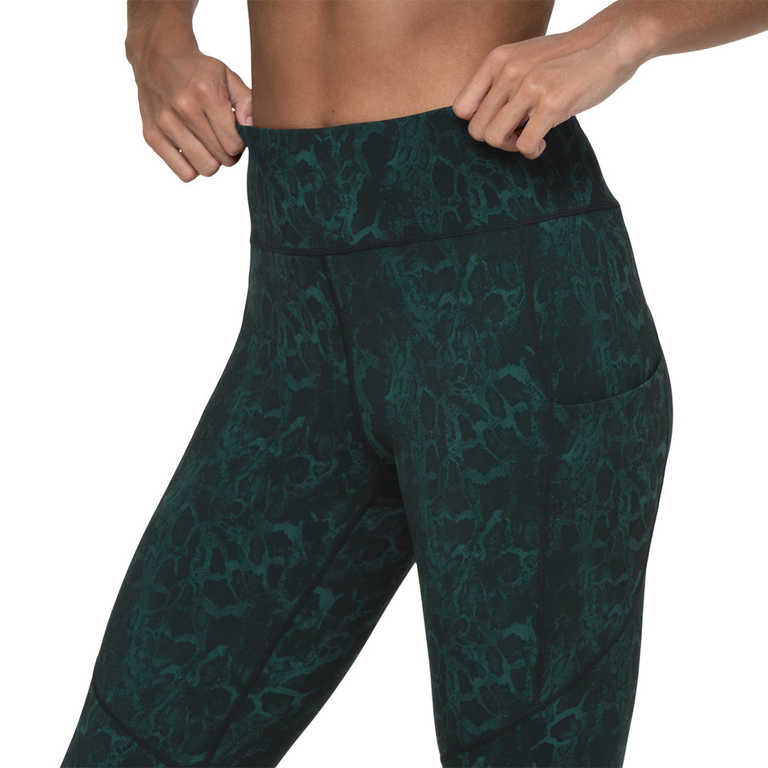 Ronhill Tech Crop Tight Womens | Seaweed Medusa