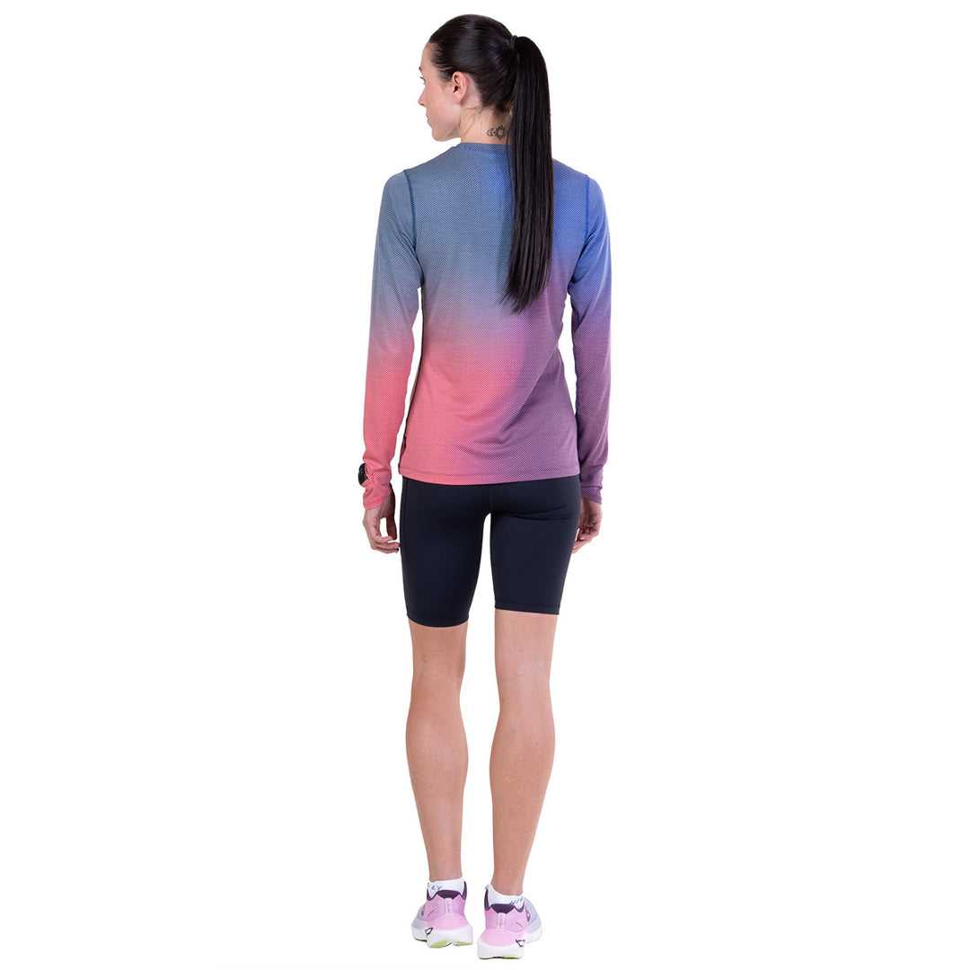 Ronhill Tech Golden Hour Long Sleeve Tee Womens | Blue Violet Merge Violet