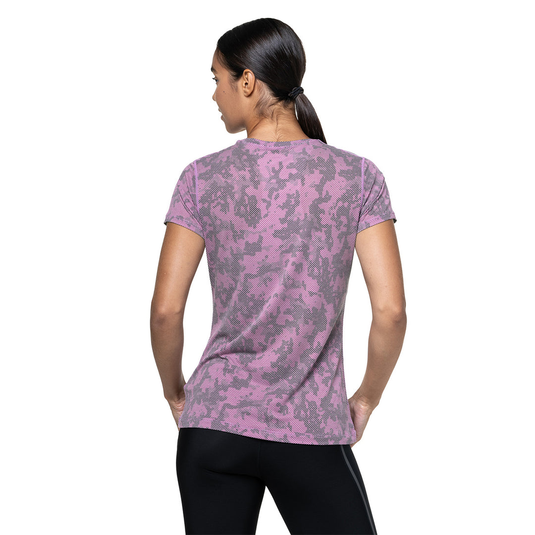 Ronhill Tech Golden Hour Tee Womens | Iris Pixel