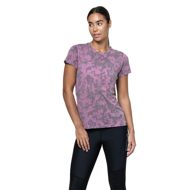 Ronhill Tech Golden Hour Tee Womens | Iris Pixel