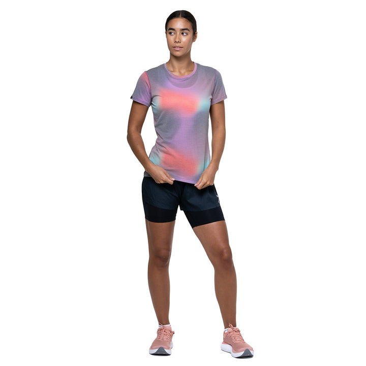 Ronhill Tech Golden Hour Tee Womens | Multi Glow