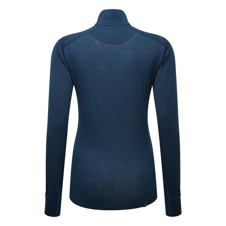 Ronhill Tech Merino 1/2 Zip Womens | Dark Navy/Dusty Tulip