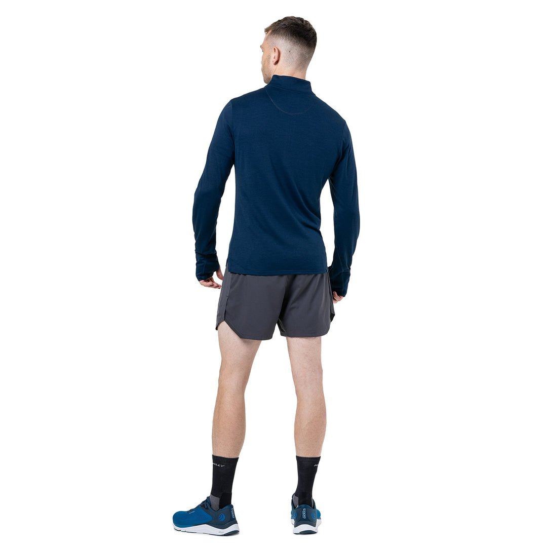 Ronhill Tech Merino 1/2 Zip Mens | Dark Navy/Oxide