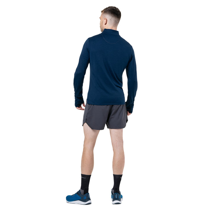 Ronhill Tech Merino 1/2 Zip Mens | Dark Navy/Oxide