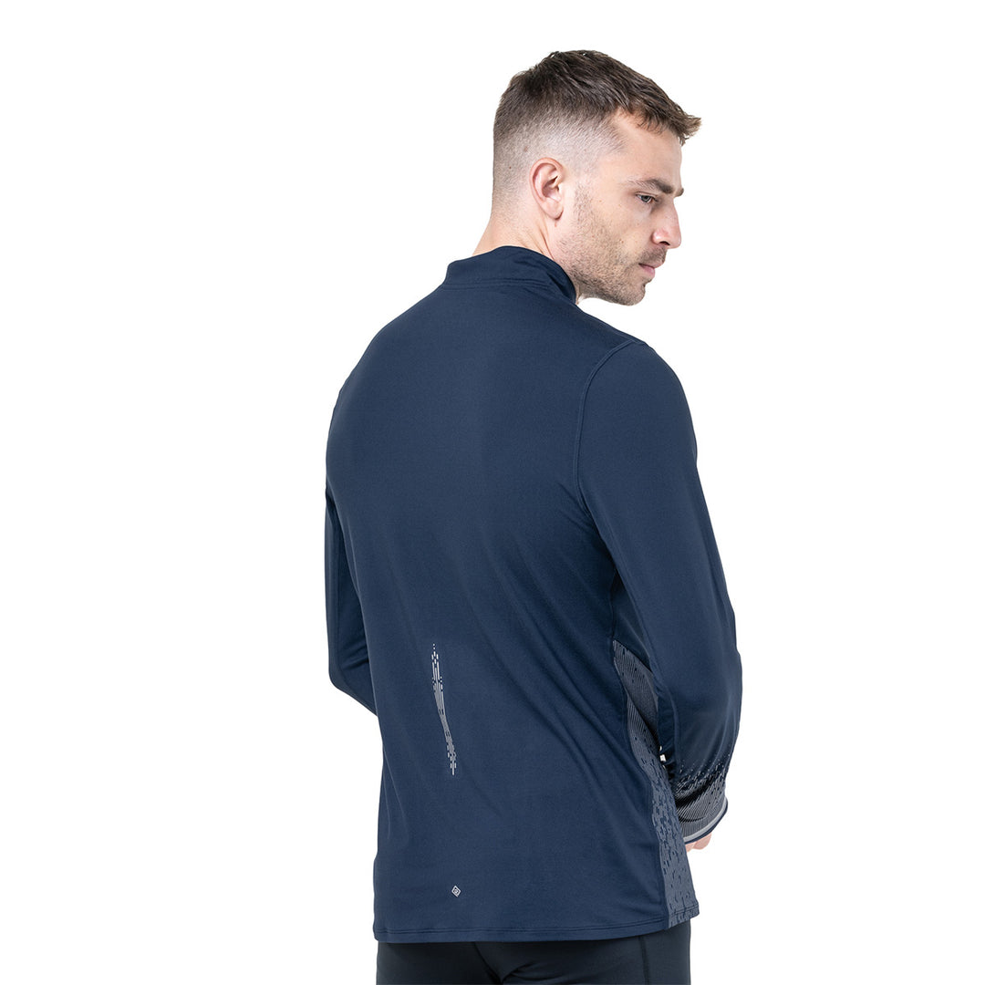 Ronhill Tech Reflect 1/2 Zip Mens | Dark Navy/Reflect