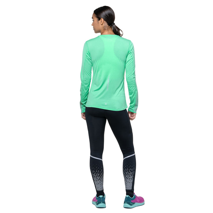 Ronhill Tech Reflect Long Sleeve Tee Womens | Florida Marl/Reflect