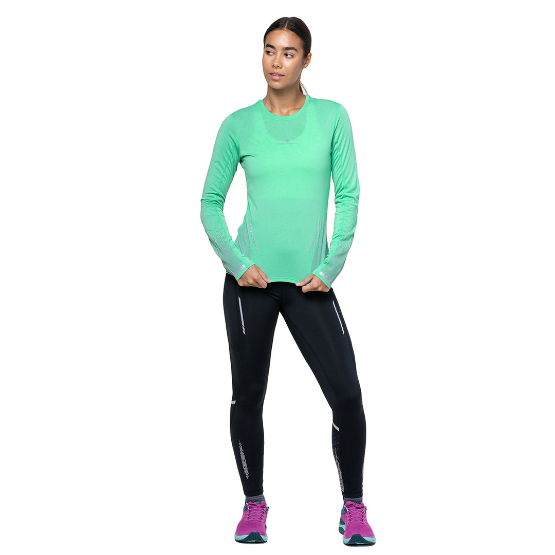 Ronhill Tech Reflect Long Sleeve Tee Womens | Florida Marl/Reflect