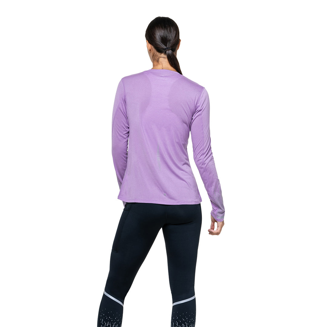 Ronhill Tech Reflect Long Sleeve Tee Womens | Iris Marl/Reflect