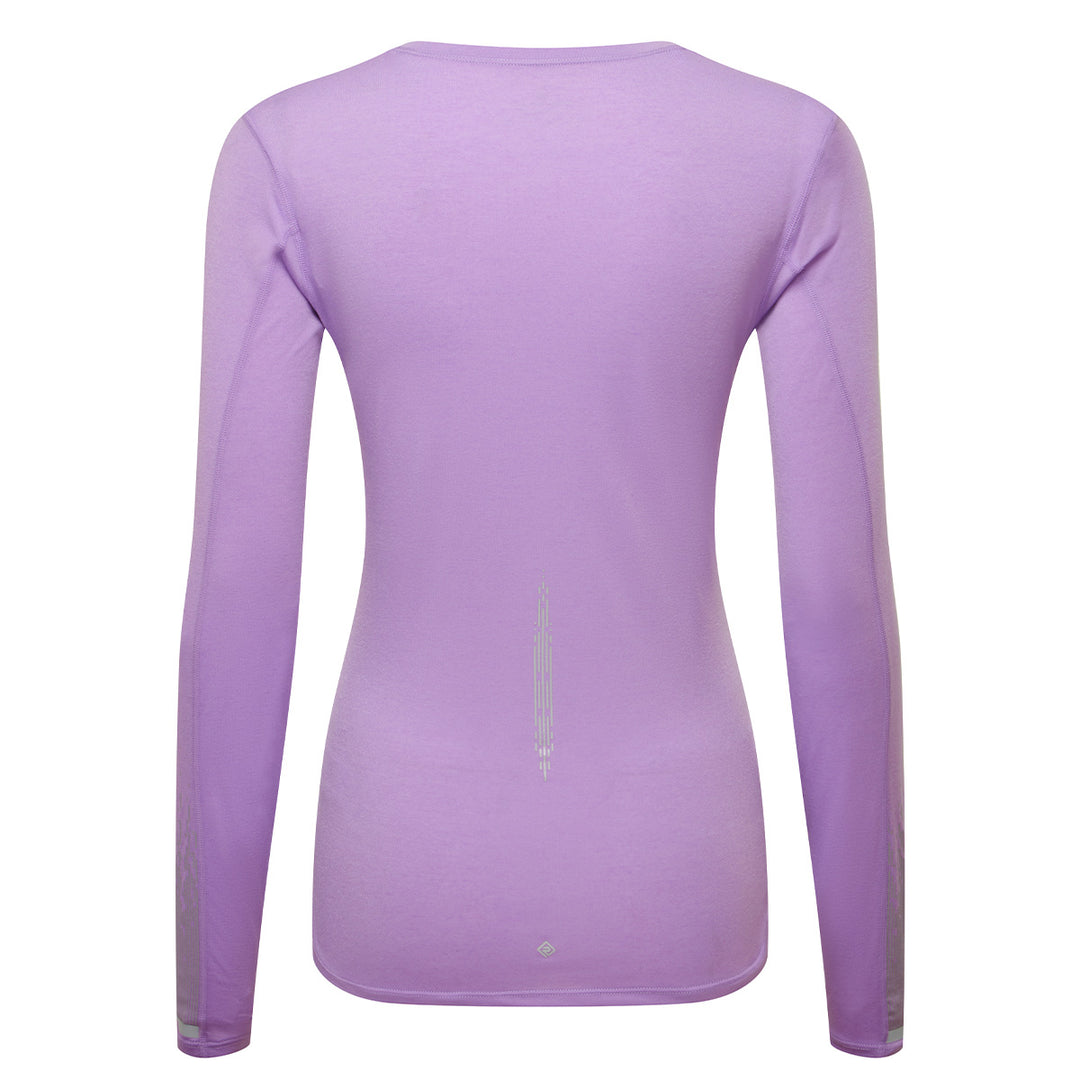 Ronhill Tech Reflect Long Sleeve Tee Womens | Iris Marl/Reflect