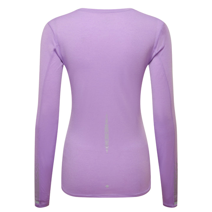 Ronhill Tech Reflect Long Sleeve Tee Womens | Iris Marl/Reflect