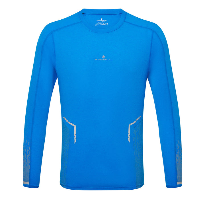 Ronhill Tech Reflect Long Sleeve Tee Mens | Elecbluemarl/Reflect