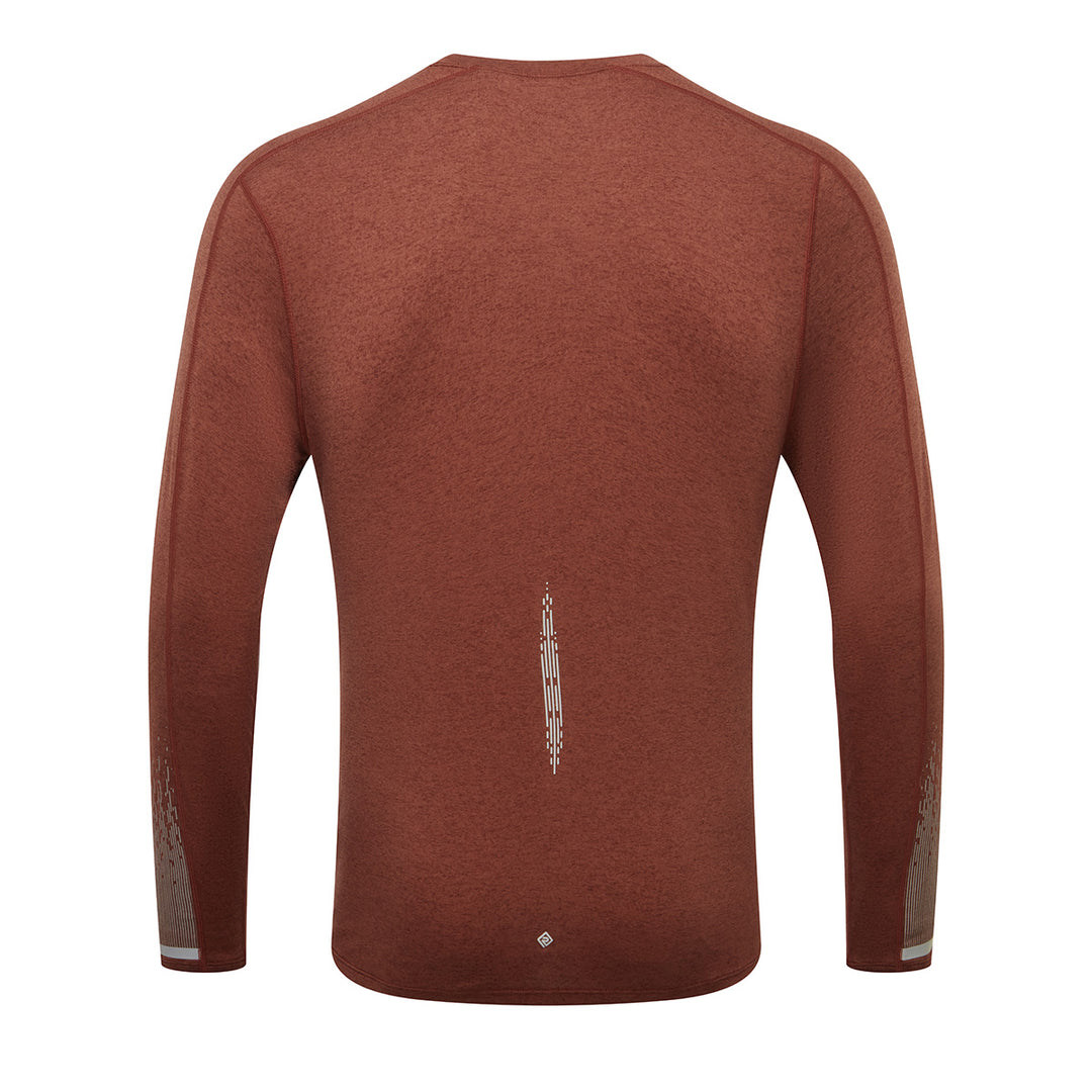 Ronhill Tech Reflect Long Sleeve Tee Mens | Chestnut Marl/Reflect
