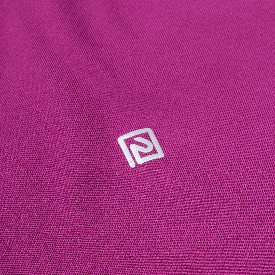 Ronhill Tech Reflect 1/2 Zip Womens | Blackcurrant/reflect