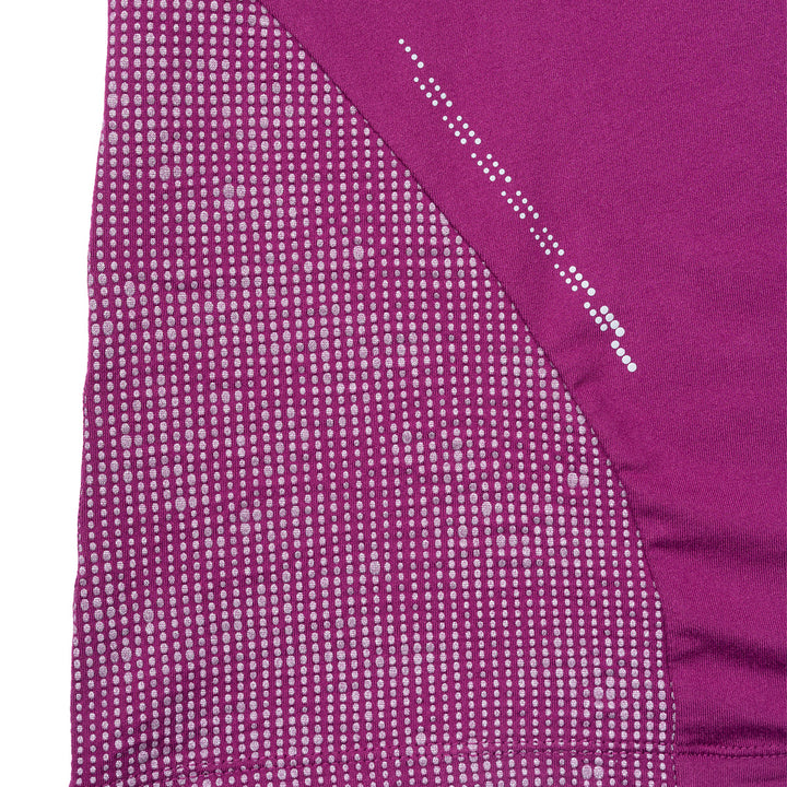 Ronhill Tech Reflect 1/2 Zip Womens | Blackcurrant/reflect