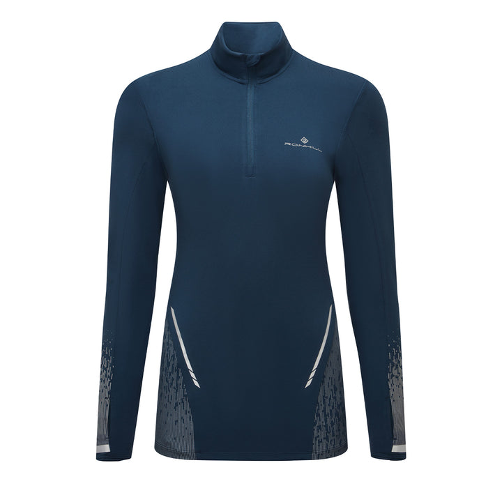 Ronhill Tech Reflect 1/2 Zip Womens | Dark Navy/Reflect
