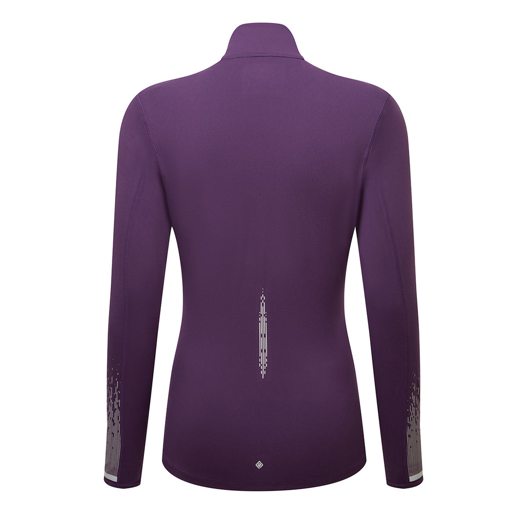 Ronhill Tech Reflect 1/2 Zip Womens | Damson/Reflect