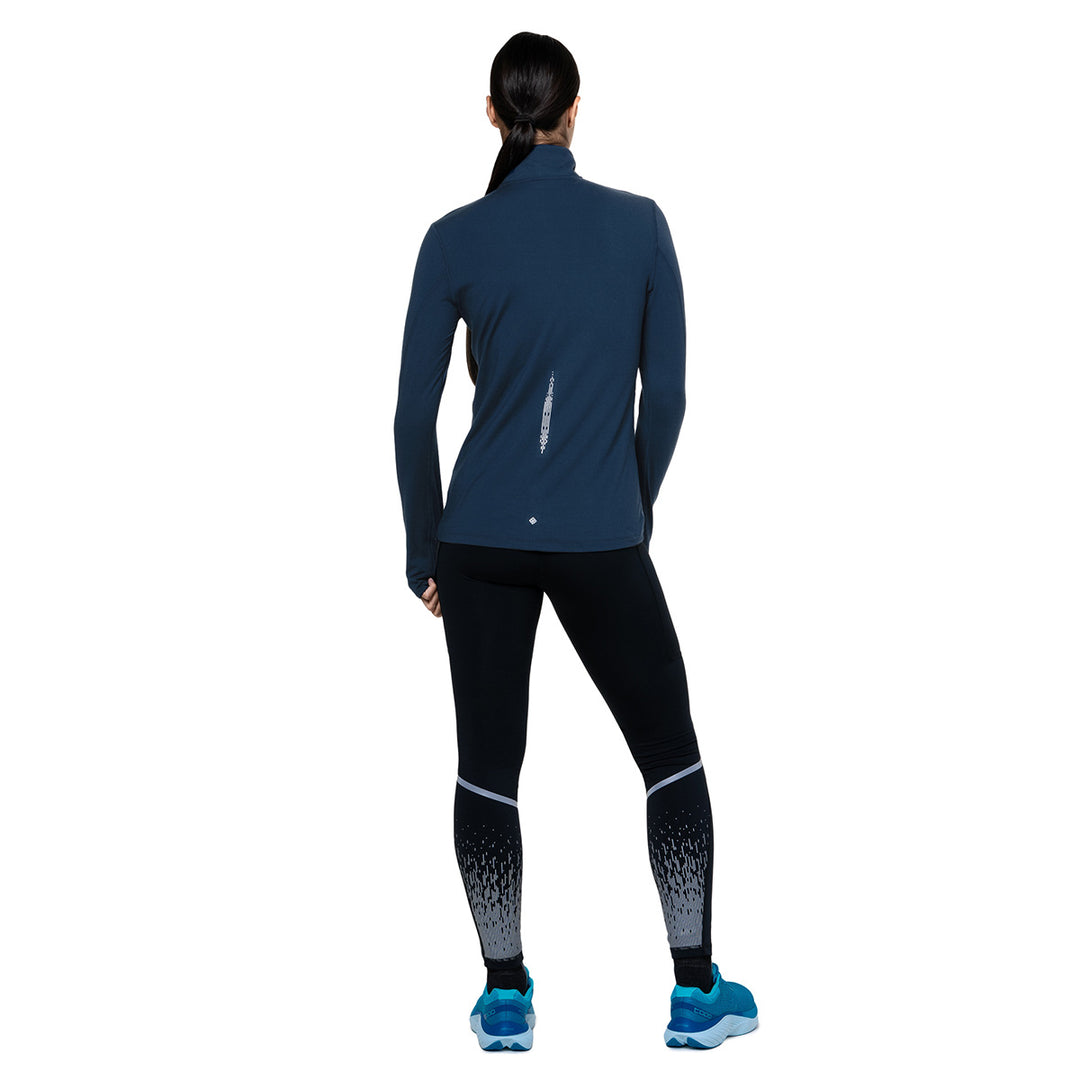 Ronhill Tech Reflect 1/2 Zip Womens | Dark Navy/Reflect