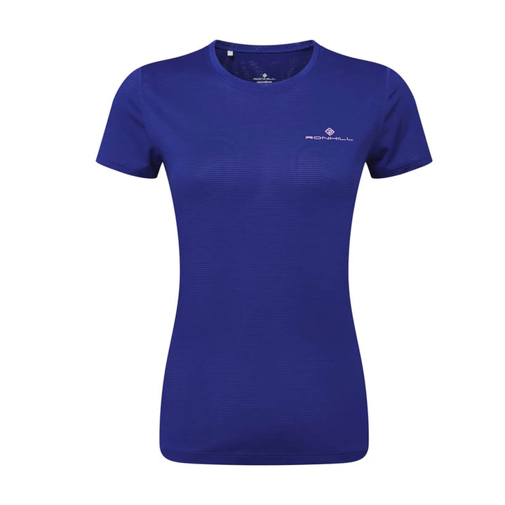 Ronhill Tech Short Sleeve Tee Womens | Drkcobalt/ultraviolet