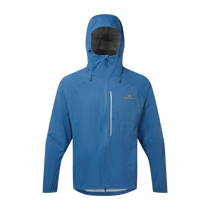 Ronhill Tech Storm Jacket Mens | Glacier/ronhill Red