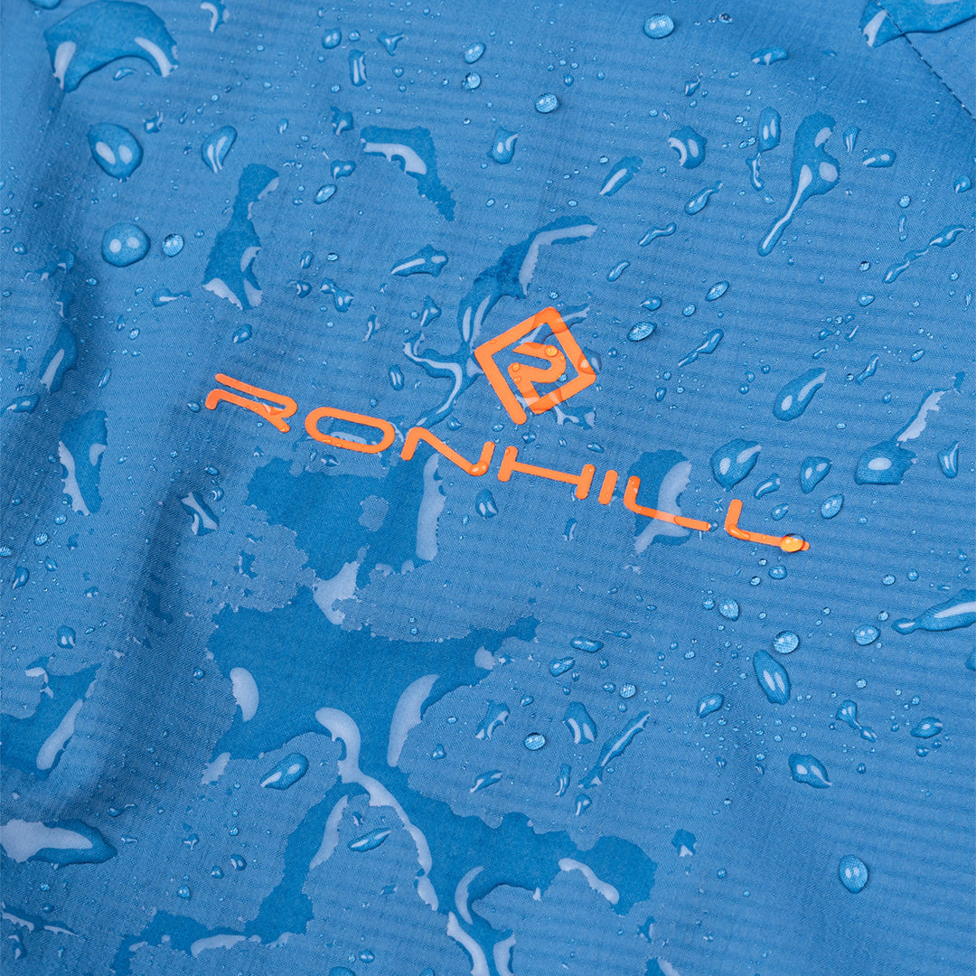 Ronhill Tech Storm Jacket Mens | Glacier/ronhill Red