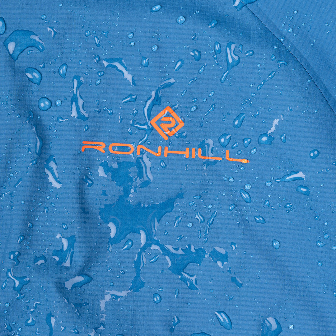 Ronhill Tech Storm Jacket Mens | Glacier/ronhill Red